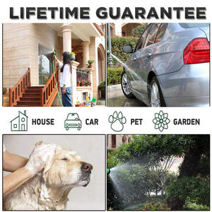 Tubería de agua de alta presión para jardín, pistola de tubería de agua para lavado de autos, tubería de agua telescópica 3 veces de dos colores negro y verde <span class=keywords><strong>en</strong></span> <span class=keywords><strong>Amazon</strong></span> - Product Image 6