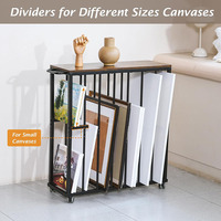 Support de stockage à sec mobile personnalisé pour enfants, peinture d'art, magasin de scrapbooking A4, papier d'impression, présentoir en fil métallique