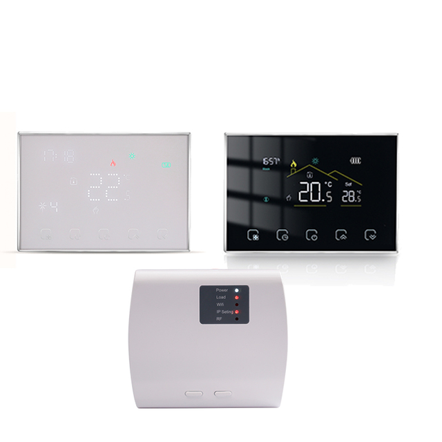 Beca BHT-8000RF Smart Life App Control Wireless Wifi RF Thermostat Receiver 220V Touch Screen Temperature Controller for Hotels