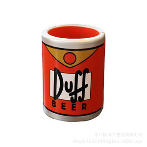Taza de Cerámica Duff Beer, Color Rojo, Diseño de Dibujos Animados, Artículo Promocional Portátil - Product Image 2