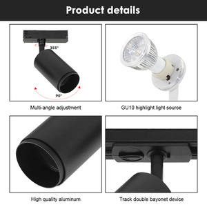 Thiết kế hiện đại GU10 MR16 theo dõi ánh sáng lịch thi đấu phía trước phía sau mở cửa sổ Spotlight cho nhà hàng cửa hàng quần áo Home-Nhôm đèn - Product Image 3