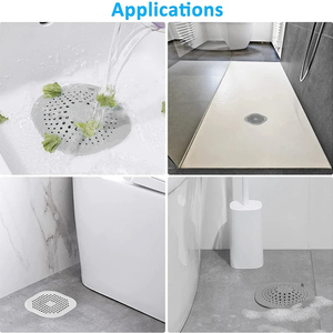 Hair Filter Anti-blocking Strainer Bathtub Shower Floor Drain Stopper Silicone Kitchen Deodorant <b>Plug</b> <b>Bathroom</b> Accessories - Product Image 4