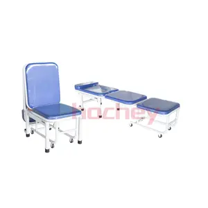 Folding Comfortable Foldable Medical Accompany Chair Hospital Bed Accompany Chair Bed