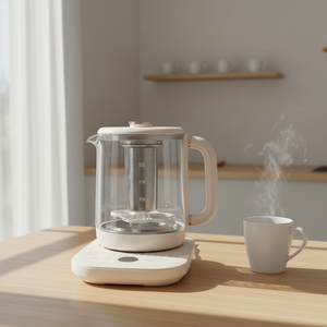 Vente directe d'usine, théière multifonctionnelle en verre de 2,3 l avec élément filtrant, pour la cuisine et la maison - Product Image 1