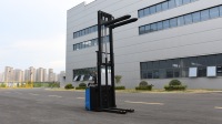 Chariot élévateur à palettes électrique pour entrepôt, capacité 1 tonne, chariot élévateur à grande hauteur
