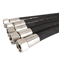 Ensemble de tuyaux hydrauliques haute pression, résistant à la chaleur, renforcé de fil d'acier, en caoutchouc, pour retour d'huile, utilisation à basse température