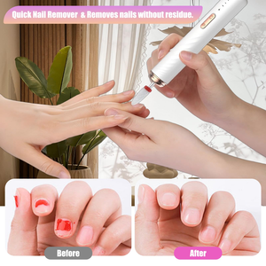 Nouvelle conception, perceuse à ongles électrique de type C, kit de pédicure, ensemble de fraises, lime à ongles, équipement de polissage 15000 tr/min - Product Image 4