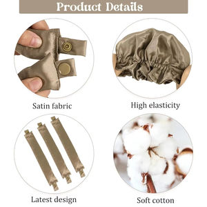 Lot <span class=keywords><strong>de</strong></span> 2 bigoudis élastiques et réglables sans chaleur avec <span class=keywords><strong>bandeau</strong></span> <span class=keywords><strong>de</strong></span> couchage et outils <span class=keywords><strong>de</strong></span> coiffure - Product Image 3