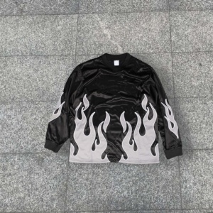 Camisetas de Manga Larga Extra Grandes para Hombre, Estilo Urbano, Personalizadas con Serigrafía de 280g - Product Image 3