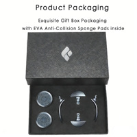 Nouveau jeu de capuchons et de palettes de joystick en métal 6 en 1 pour manette PS5 Elite, accessoires comprenant des capuchons de joystick, des palettes et un coffret cadeau exquis