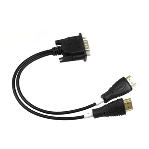 Cavo IParts 2-in-1 VGA a HDMI per RT809F / RT809H / TL866II Plus risolvere la stampa e la spazzolatura strumento di riparazione - Product Image 1