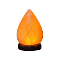 Lampe au sel de l'Himalaya en cristal naturel Lampe USB rose/blanche colorée écologique Base en bois Animal sculpté Décoration de Noël