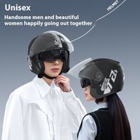 Casque de moto unisexe 806 demi-face, certifié DOT/3C, léger, en ABS, à double fixation rapide, toutes saisons, en promotion