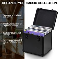 Vinyl LP Schallplatten etui Schallplatten-Aufbewahrung koffer Schallplatten-Aufbewahrung sbox
