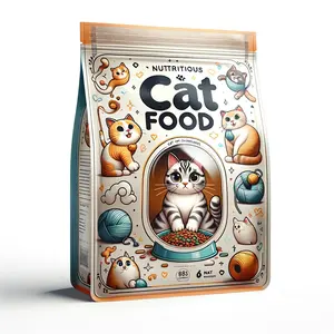 Bolsa de pie de 2kg, 5kg, 10kg, 15kg, bolsas personalizadas para mascotas, gatos, perros, paquetes de comida, bolsas de mylar de dibujos animados