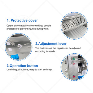 ORME Machine commerciale de suppression de peau de porc Machine électrique de suppression de graisse de peau de porc à <span class=keywords><strong>vendre</strong></span> - Product Image 4