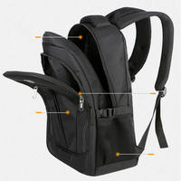 Sac à dos pour ordinateur portable 15 pouces avec logo personnalisé, imperméable, en Oxford, durable, fermeture éclair tendance, sac à dos pour étudiants unisexe