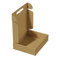 Boîte en carton kraft recyclable pour ordinateur portable, personnalisable avec logo, populaire, vente chaude, boîte en carton ondulé réutilisable pour ordinateur portable