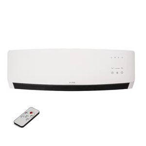 Wall Mounted Fan Heater Electric Remote Control Timer Function 2 8 Hours Heating Cooling Dual Use WJX BG001 - Product Image 1