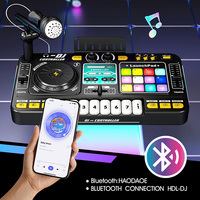 Kids Beginner Educational Rechargeable Electric Musical Instruments Keyboard Simulation Multifunction Microphone Dj Mixer Toys