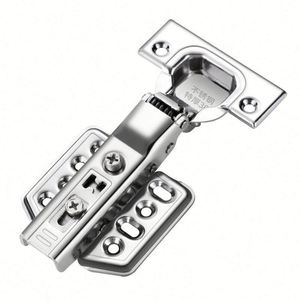 304 Stainless Steel Cabinet Hinge for Kitchen Bedroom Home Office Entry Modern Design Hydraulic <b>Spring</b> Soft Close Heavy Hiding - Product Image 2