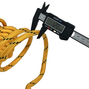 Diamond Braided Polypropylene Nylon Rope 1/2 Inch Thick 50ft Heavy Duty High Strength-for Clothes Camping Hiking Outdoor - Product Image 1