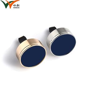 Désodorisant de voiture en métal personnalisé, forme circulaire simple, impression UV bleue, vente chaude - Product Image 5