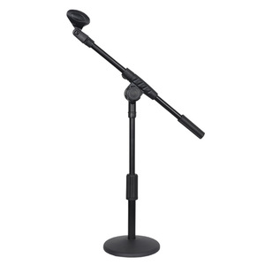 Soporte de micrófono de escritorio ZM 35 con base pesada ajustable en altura para transmisiones en vivo, conferencias y presentaciones - Product Image 1