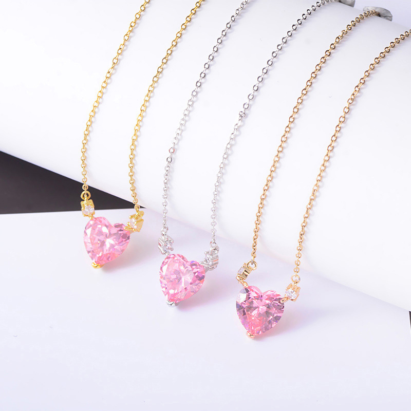 XL61457 Korean Fashion Cute Stainless Steel Chain Necklace