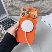 Compatible avec l'étui magnétique pour téléphone à motif pois (17); Se transforme en style grande fenêtre pour 16 Pro Max ; Boîtier usiné