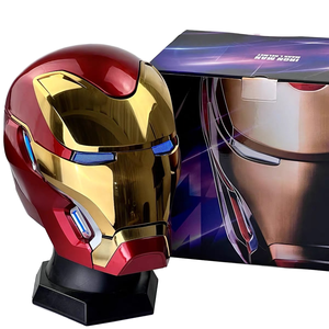 <span class=keywords><strong>Casco</strong></span> <span class=keywords><strong>de</strong></span> <span class=keywords><strong>Iron</strong></span> <span class=keywords><strong>Man</strong></span> <span class=keywords><strong>de</strong></span> Halloween con Tecnología EVA Recargable Mechanahead MK50, con Control por Voz, Negro - Product Image 5