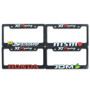 Cadre de <span class=keywords><strong>plaque</strong></span> <span class=keywords><strong>d</strong></span>'<span class=keywords><strong>immatriculation</strong></span> JDM personnalisée en plastique ABS, porte-<span class=keywords><strong>plaque</strong></span> <span class=keywords><strong>d</strong></span>'<span class=keywords><strong>immatriculation</strong></span> de véhicule, européen et américain, 1 pièce - Product Image 3