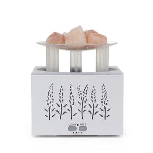 Humidificateur à flamme JCSY, design épis de blé, 0,5 L, alimentation USB, diffuseur d'aromathérapie de bureau intérieur avec lumière colorée - Product Image 2