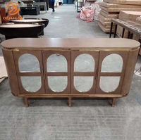 Buffets en bois pour le salon, armoire de rangement grise, buffet de luxe, buffet moderne, table de buffet, meubles