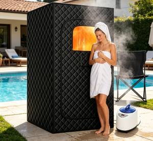 Portable Wet Steam Sauna Tent Indoor Sauna Room with Sauna <b>Heater</b> and Steam Sauna Equipment - Product Image 1