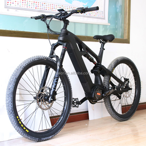 Bicicleta eléctrica <span class=keywords><strong>de</strong></span> montaña con suspensión completa <span class=keywords><strong>de</strong></span> fibra <span class=keywords><strong>de</strong></span> <span class=keywords><strong>carbono</strong></span> para adultos Leili 1000W Bafang M620 Motor Mid Drive - Product Image 2