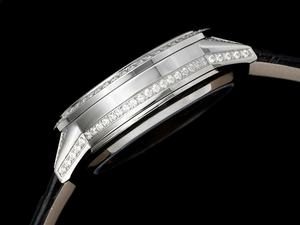 Montre mécanique automatique pour femme, de qualité supérieure, luxueuse, sertie de diamants, élégante et raffinée, idéale pour les affaires. - Product Image 3