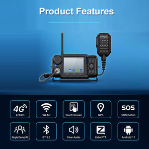 Radio para Auto 4G-<span class=keywords><strong>W2Pro</strong></span> 4G POC con Android 11, LTE/WCDMA/GSM, WiFi, Comunicación en Grupo PTT, Cobertura Global, Versión EU - Product Image 3