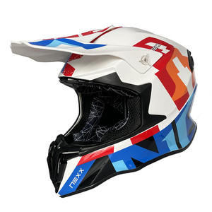 Casque de moto tout-terrain professionnel pour la conduite en plein air, casque ATV, casque de motocross ABS intégral avec double visière - Product Image 1
