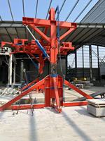 Machine d'inclinaison de conteneur à double voie à 180 degrés Utilisation d'équipement de chargement et de déchargement de matériaux en vrac