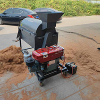 Machine professionnelle d'extraction de fibres de coco, machine de broyage et de défibrage de fibres de coco pour les produits à base de fibres de coco
