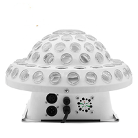 Lumière LED multicolore Magic Ball DMX, laser, champignon, contrôlée par la voix, lumières DJ RGBW, discothèque, scène, CRI 95, IP33, dimmable