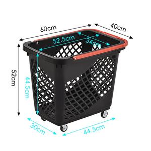 Chariot de courses Yike de grande taille, épaissi, à quatre roues, durable, avec des <span class=keywords><strong>dimensions</strong></span> de 40x30x60 cm pour une utilisation en <span class=keywords><strong>supermarché</strong></span> - Product Image 6