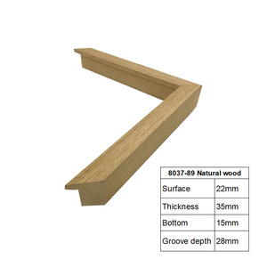 Chất lượng cao phong cách đơn giản bằng gỗ rắn khung cho phòng khách bức tranh có sẵn trong màu sắc khác nhau - Product Image 2