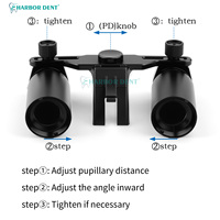 5X loupes dentaires avec lampe frontale LED électrique 5W dentiste phare chirurgical réglable équipement de laboratoire projecteur