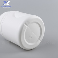 Conteneur en plastique HDPE de qualité alimentaire pour poudre de protéines de lactosérum, 800 ml et 1500 ml, avec couvercle à vis, vente en gros