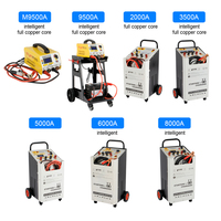 Démarreur de batterie de voiture électrique 5000A 220V, chargeur de batterie 12V 24V, booster de charge de batterie