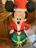 Waterhan FRM983P Ballon de Noël en forme de souris de dessin animé, 1,20 m de haut, multicolore, imperméable, imprimé UV/sérigraphié, collection 2026