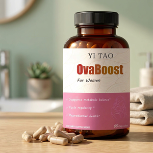 Cápsulas de Preparación para el Embarazo en Mujeres Adultas, Suplemento Dietético con Extracto Herbal para la Salud Reproductiva - Product Image 1