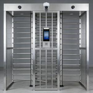 Tourniquet automatique à double/simple passage, pleine hauteur, étanche, de haute qualité, pour gymnases et immeubles de bureaux - Product Image 2